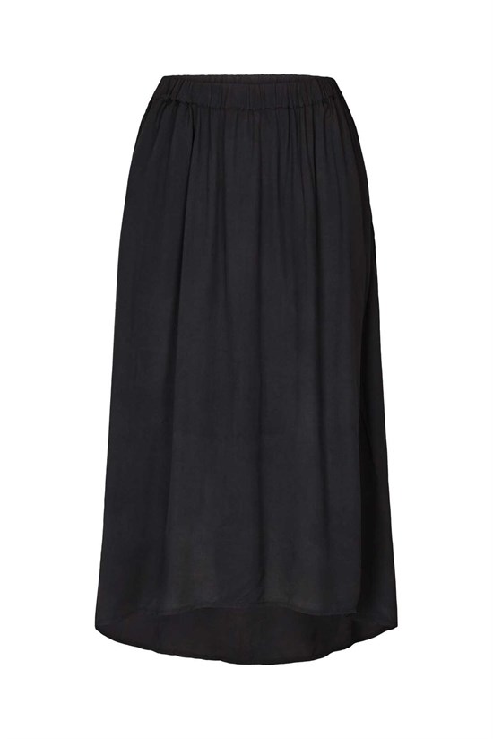 Lollys Laundry Nederdel - Roar Skirt, Washed Black