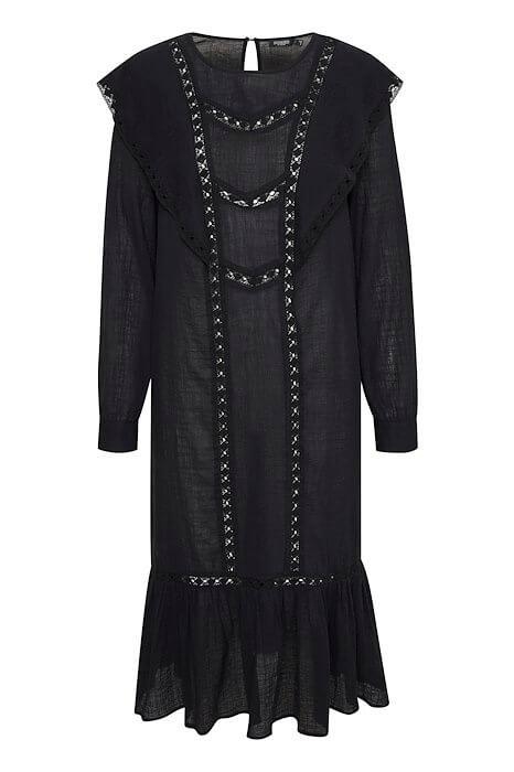 Soaked In Luxury Kjole - SLLiona Shirt Dress, Black