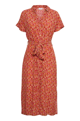 Saint Tropez Kjole - BlancaSZ SS Dress, Peach Bloom Small Blooms