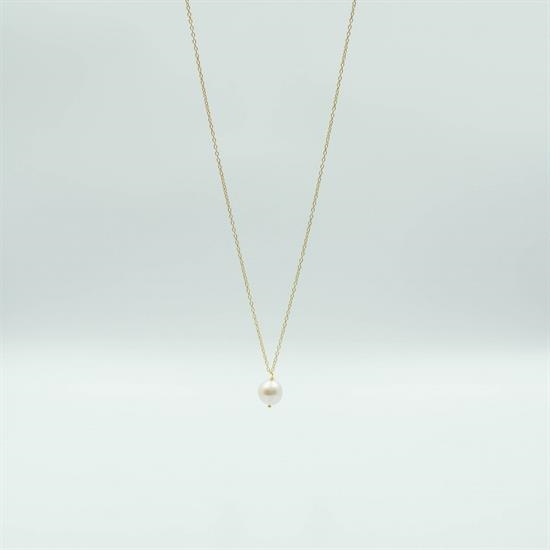 Smykish Halskæde - Simple Pearl Necklace, Pearl
