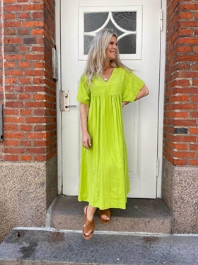 Sirups egne favoritter Kjole - Paillet Dress Short Sleeve, Lime
