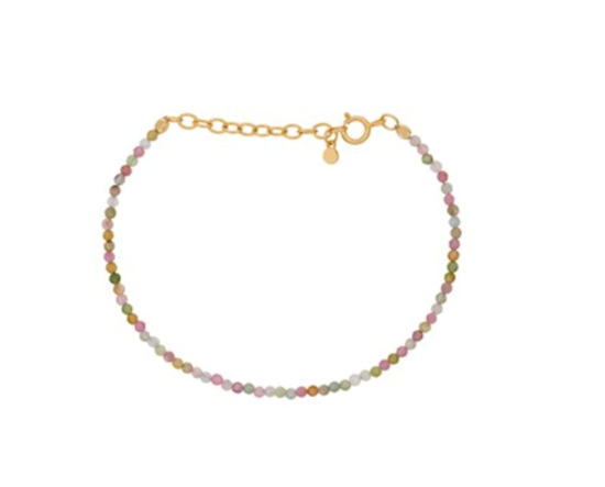 Pernille Corydon ArmbŒnd - Light Rainbow Bracelet, Guld 