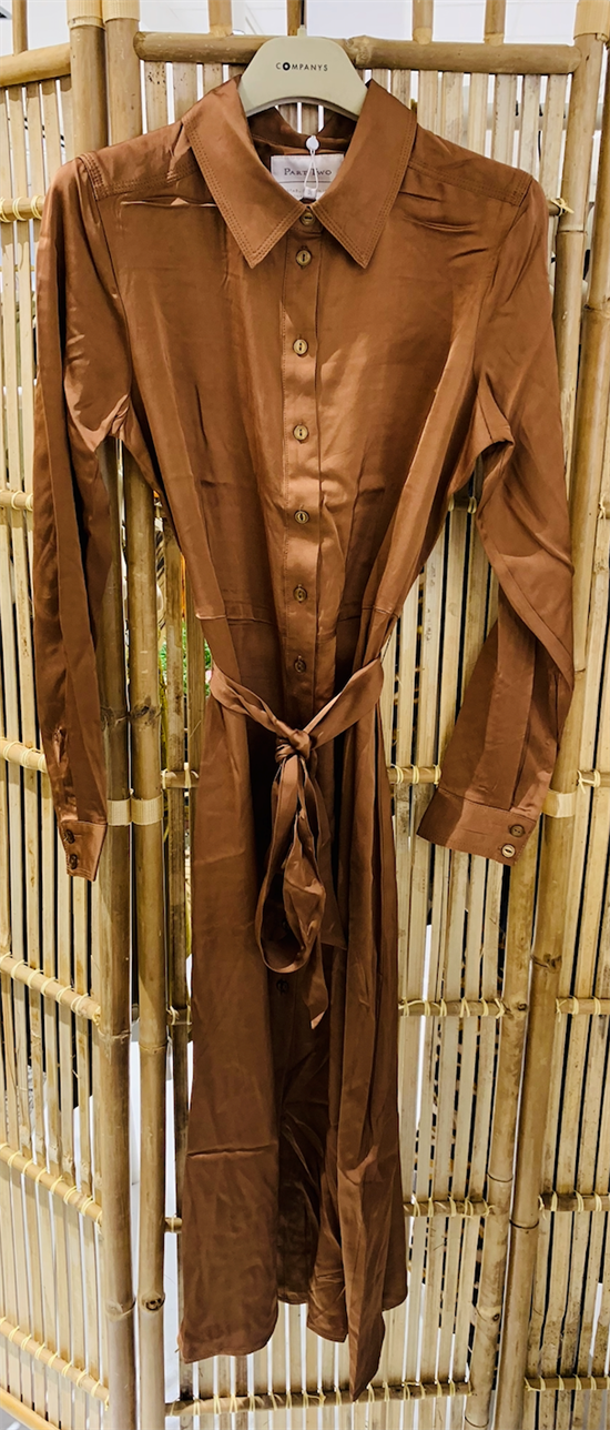 Part Two Kjole - ErionaPW Dress, Hazel Brown
