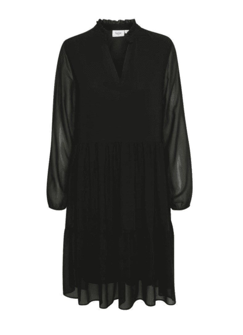 Interpreteren ethiek vaas Saint Tropez Kjole - DedinaSZ Eda LS Dress, Black