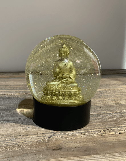 Cosy Living Copenhagen Snekugle - Snowball Buddha, Gold