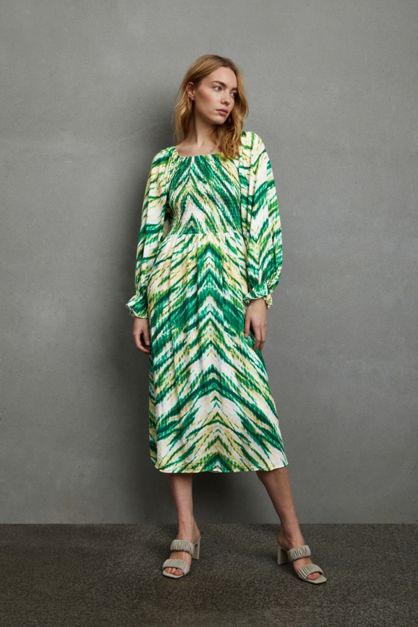 Sorbet Kjole - SBIrina Dress, Ming Green