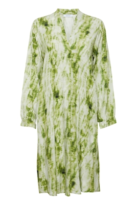 Sorbet Tunika Kjole - SBAlicia Tunic Dress, Green Glow