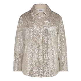 Steve Madden Skjorte - Glitter Sweet Jacket, Silver