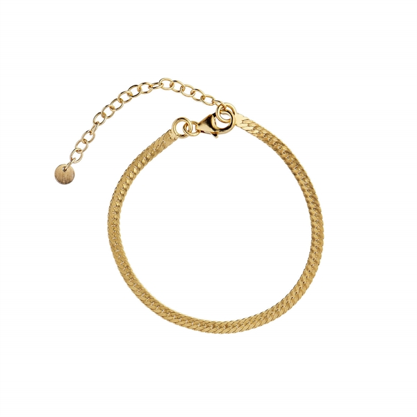 Stine A Armbånd - 3174-02-OS Snake Bracelet, Gold
