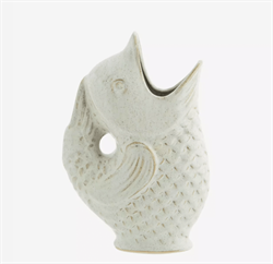 Madam Stoltz Vase - Stoneware Vase Fish, Multi