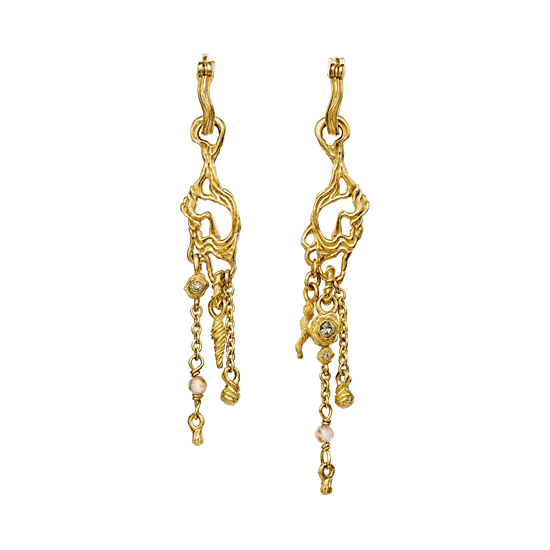 Maanesten Øreringe  - 9755a Stracia Earrings, Gold