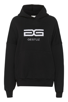 Gestuz Sweatshirt - SweallyGZ OZ hoodie, Black