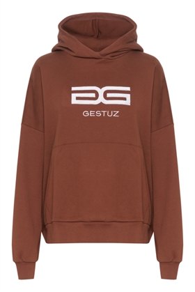 Gestuz Sweatshirt - SweallyGZ OZ hoodie, Desert Brown