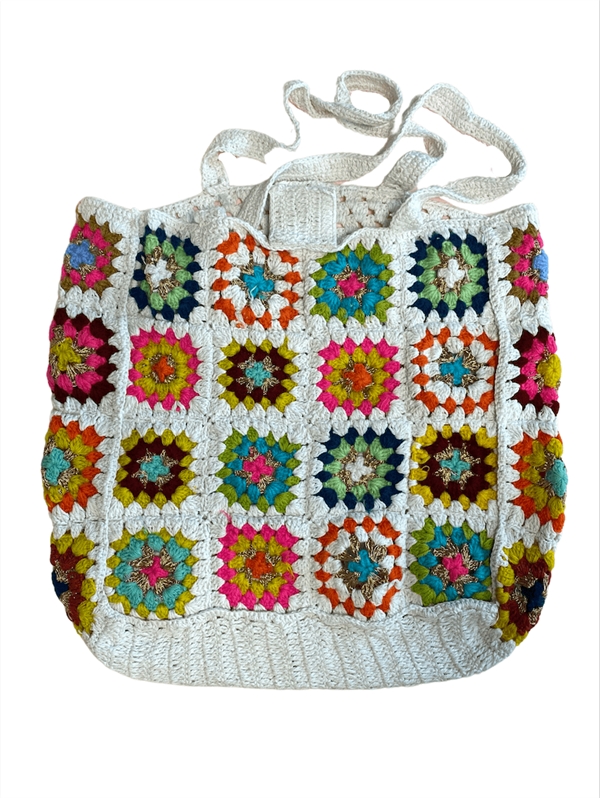 Sirups Egne Favoritter Taske - Crochet Shopper, White
