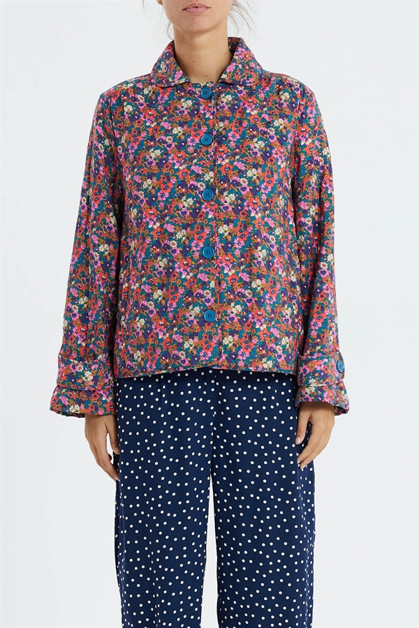 Lollys Laundry Jakke - Viola Quiltet Jacket, Flower Print