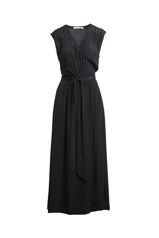 Rabens Saloner Kjole - CHARLOTTE Dress, Faded Black 