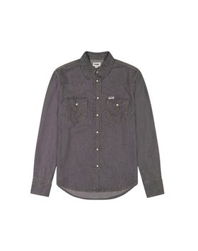 Wrangler skjorte - 112350288 WRG REGULAR SHIRT, Grey