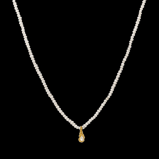 Maanesten Halskæde  - 2596a Aqua Necklace, Gold