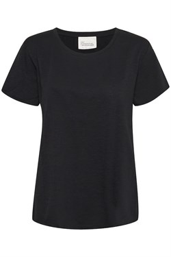 My Essential Wardrobe¾t-shirt - The O-Tee Slub Yarn Jersey, Black