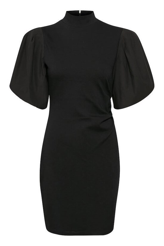 Gestuz Kjole - BimaGZ turtleneck dress, Black 