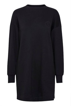 Gestuz Kjole - BirtaGZ long sweatshirt, Black