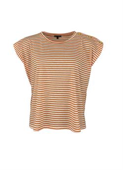 Black Colour T-shirt - 340236 BCSALLY Tee, Orange