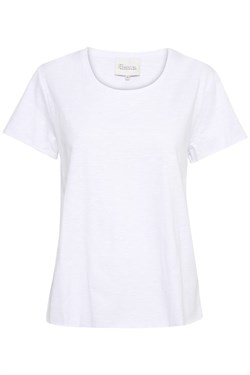 My Essential Wardrobe T-shirt - The O-Tee Slub Yarn Jersey, Hvid