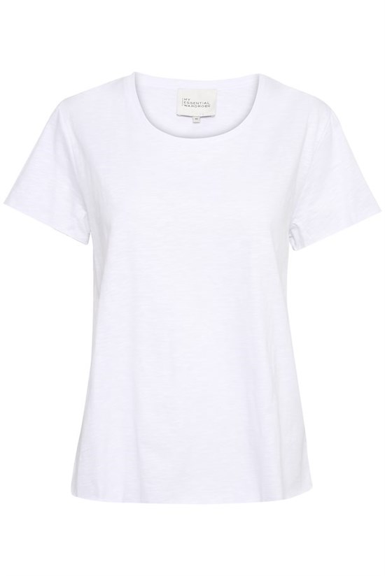My Essential Wardrobe¾t-shirt - The O-Tee Slub Yarn Jersey, Hvid