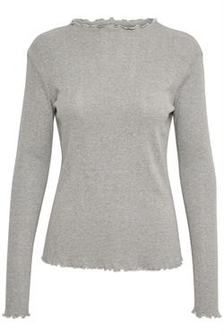 Karen By Simonsen T-shirt - CarryKB LS Tee, Opal Grey