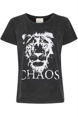 My Essential Wardrobe t-shirt - MWChaos Tee, Black wash