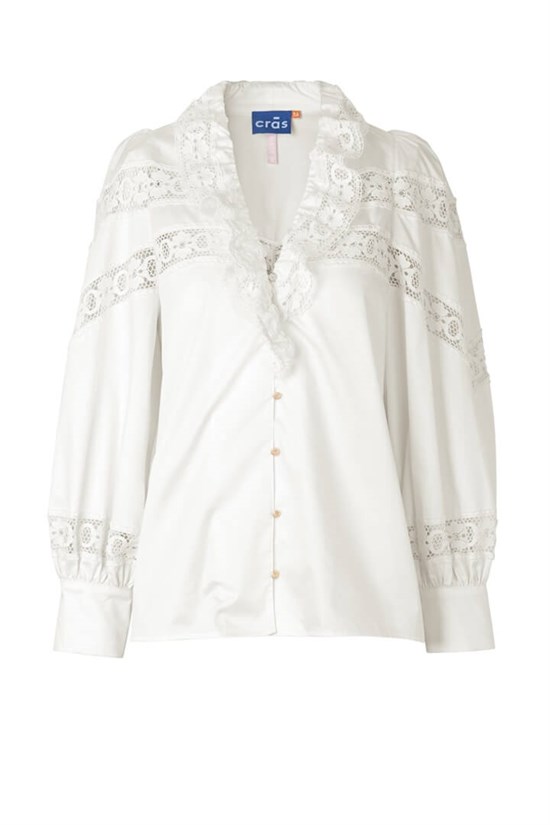 Cras Skjorte - Louisecras Shirt, White