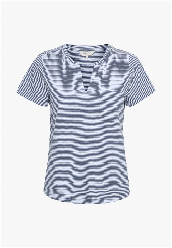 Part Two Top -¾GesinaPW TS Shirt, Gray Blue
