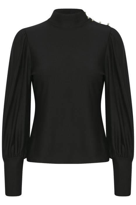 Gestuz Bluse - RifaGZ button blouse, Black 