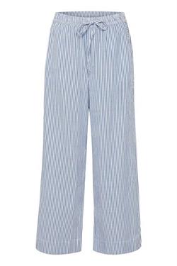 ICHI Buks - IHANOVA Pants, Blue Pinstripe