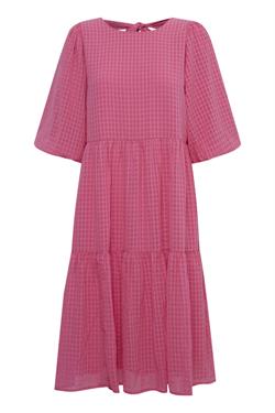 ICHI Kjole - IHFIDDA Dress, Shocking Pink