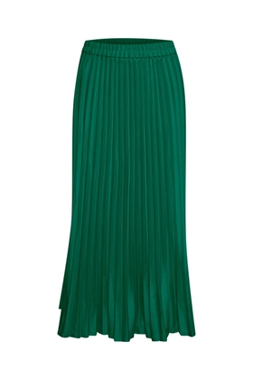 InWear Nederdel - ZilkyIW Plisse Skirt, Emerald Green