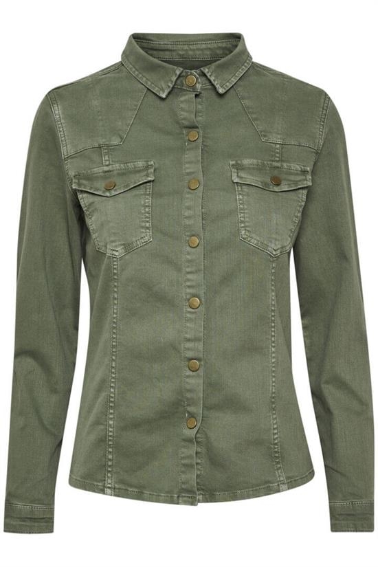 My Essential Wardrobe Skjorte - MWBlake Shirt 117, Caster Green