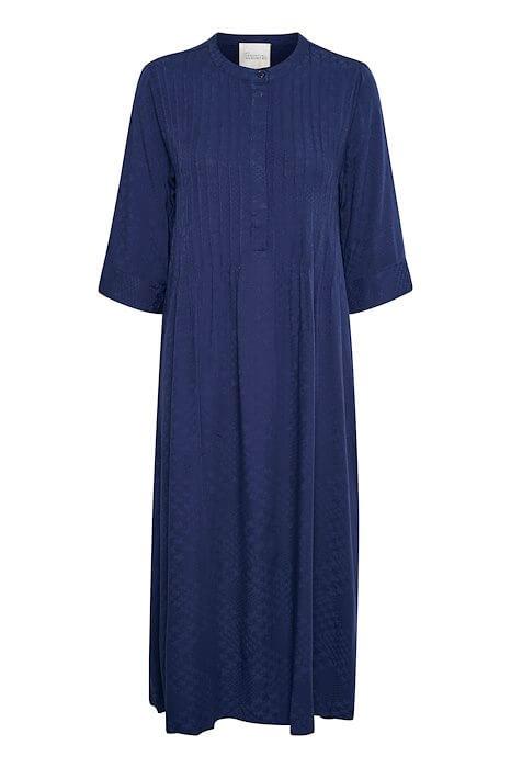 My Essential Wardrobe Kjole - MWOdis Flora Long Dress, Dress Blues