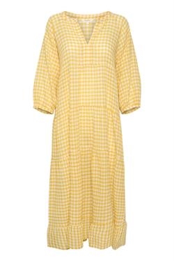 Part Two Kjole - PhilinePW Dress, Amber Yellow Check