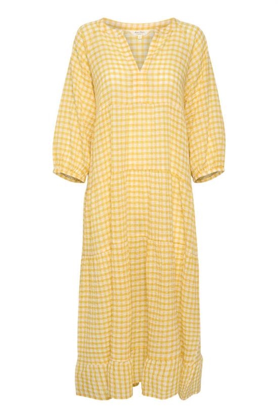 Part Two Kjole - PhilinePW Dress, Amber Yellow Check
