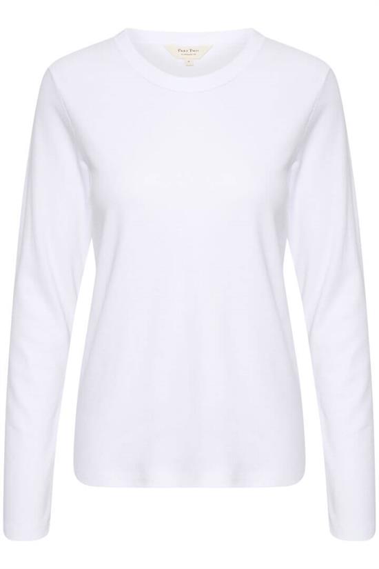 Part Two Langærmet T-shirt - RefiaPW TS, Bright White