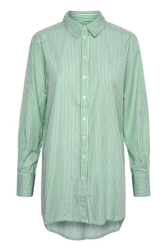 Part Two Skjorte - NikkaPW Shirt, Leprechaun Stripe