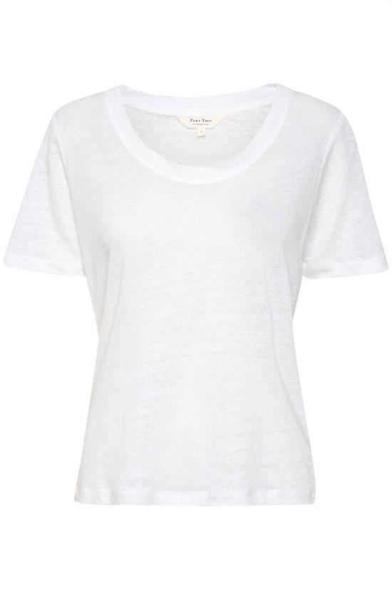 Part Two T-shirt - PiePW TS, Bright White