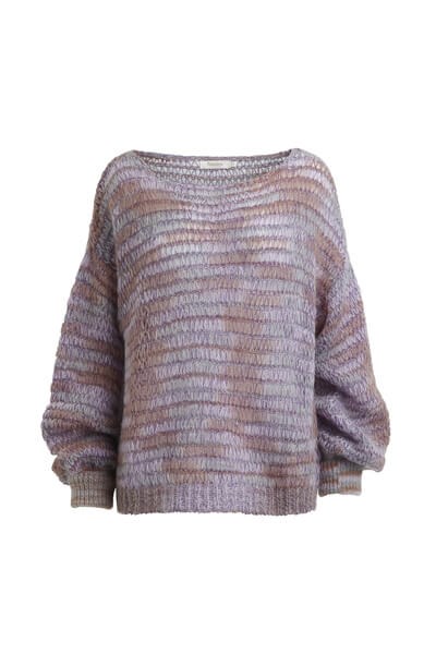 Saloner Strik - Alex Medley Dye Boxy Sweater, Mint Combo