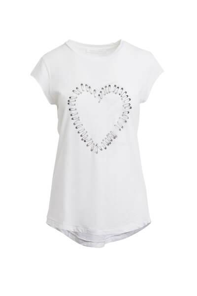 Rabens Saloner T-shirt - W21277203 Sally T-SHIRT, Off White