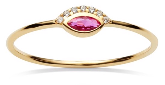Maanesten Ring - Dalia Red Ring, Guld 