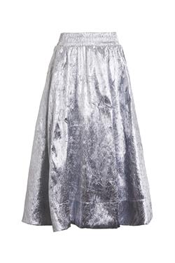 Rabens Saloner Nederdel - OTTAVIA Skirt, Silver