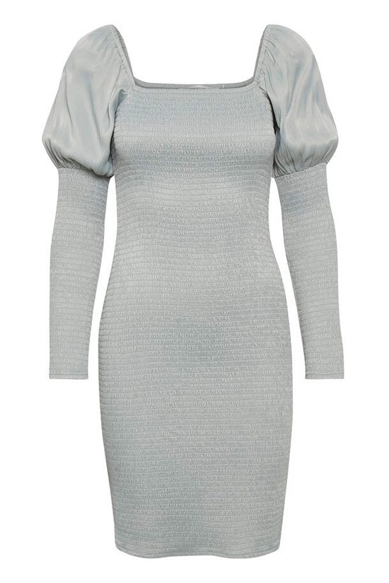 Gestuz Kjole - SunnaGZ short dress, Slate Grey