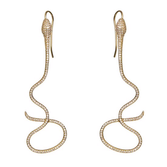 Joseph cph øreringe - Snakeglam earring, Gold