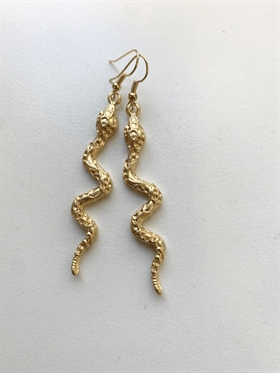 Sirups egne favoritter Øreringe - Hanging Snake Earring, Gold